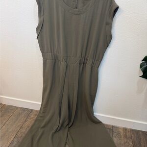 Calvin Klein Olive Jumpsuit
